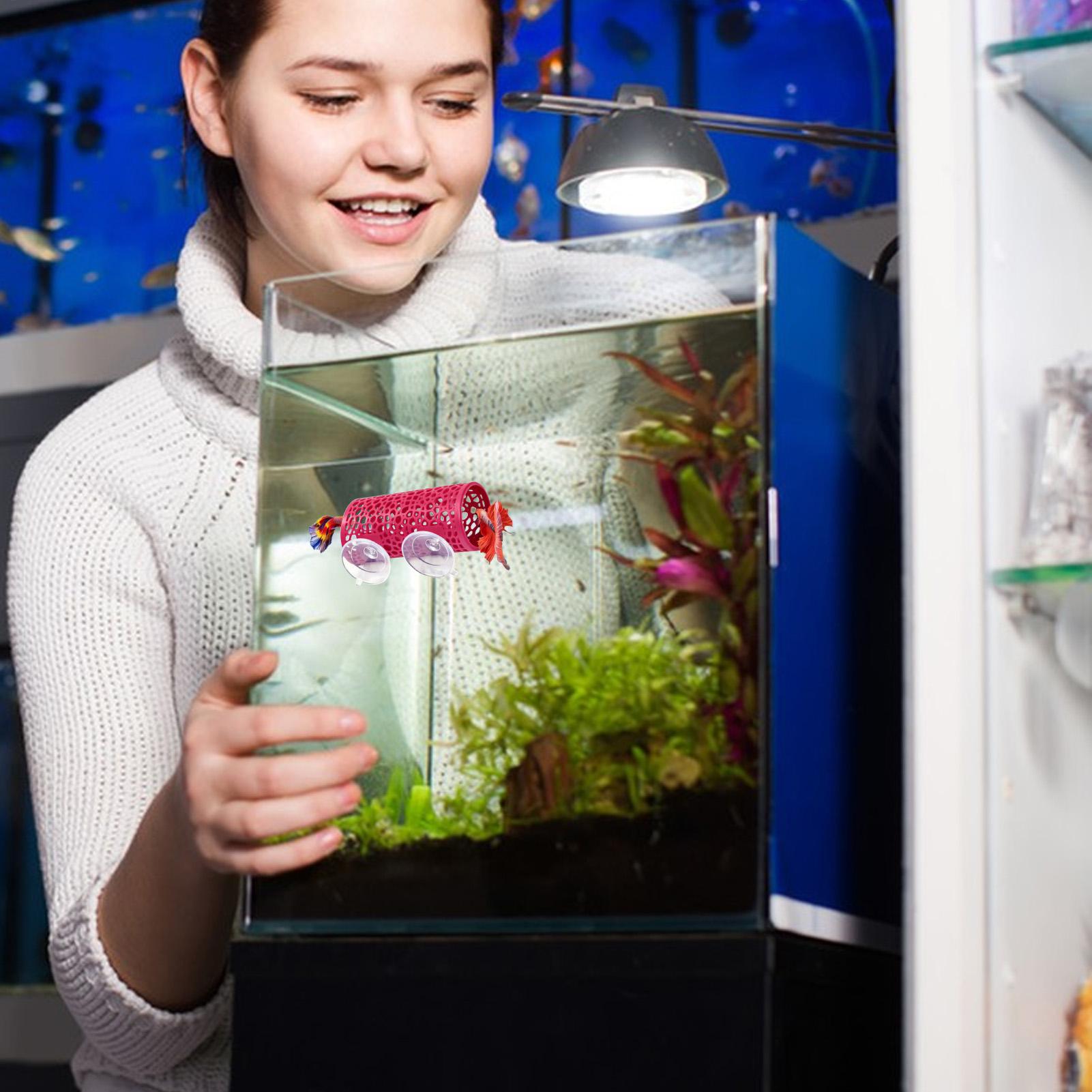 Fish Toy In Aquarium - Betta Habitat Resting Shelter Ornament Fish