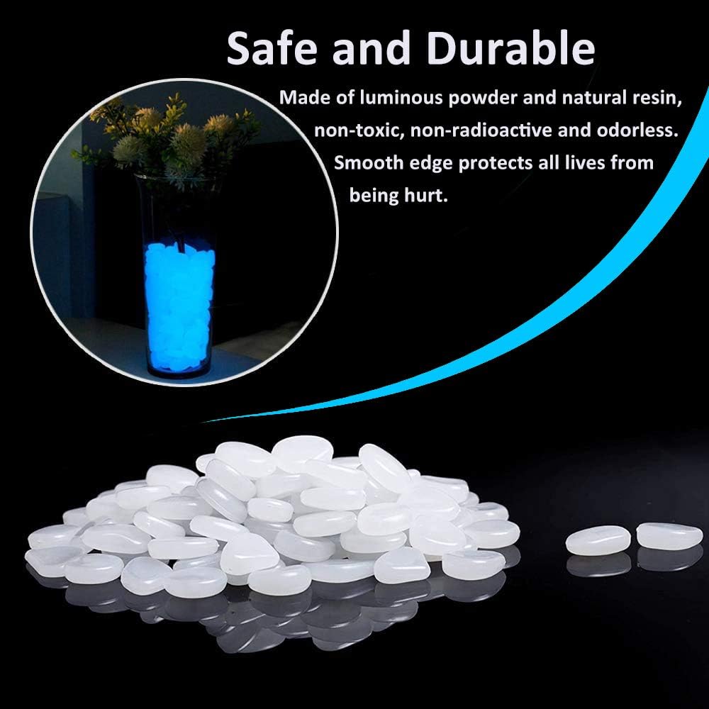 Aquarium Fish That Glow In The Dark - Indoor Outdoor Garden Stones Fish Tank