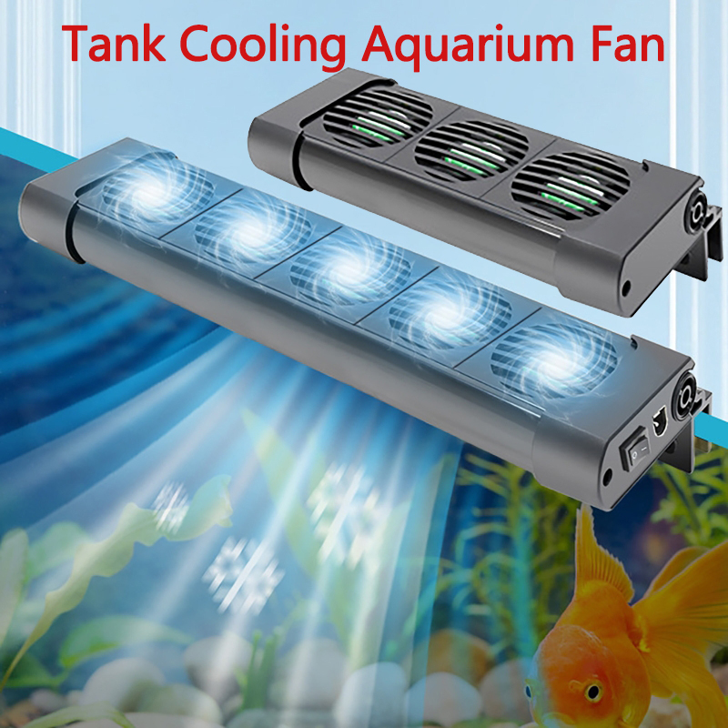 Aquarium Fish Uk - Fish Tank Cooling Fan 135° Rotation