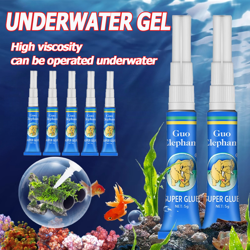 Aquarium Fish Farm - 3/5/10Pcs Fish Tank Landscaping Moss Glue