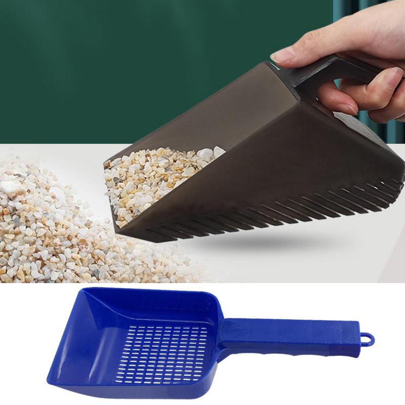 Aquarium Fish Tank Cleaner - Aquarium Gravel Strainer Shovel Sand Scraper