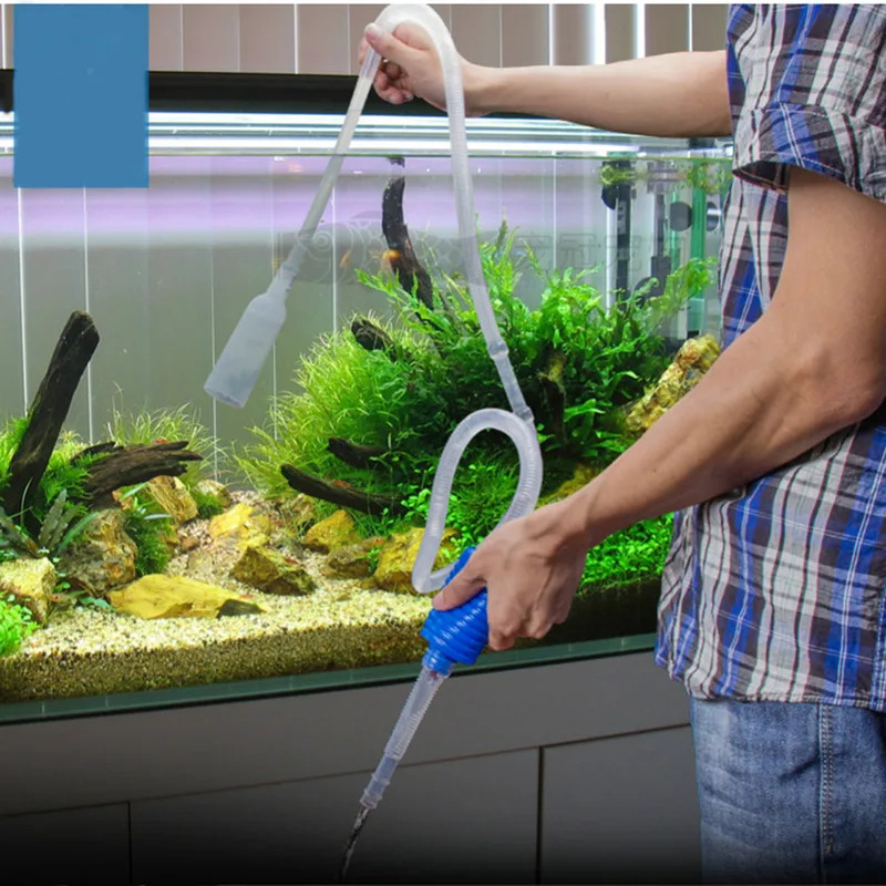 Aquarium Fish Maintenance - Aquarium Siphon Vacuum Cleaner, Manual Gravel