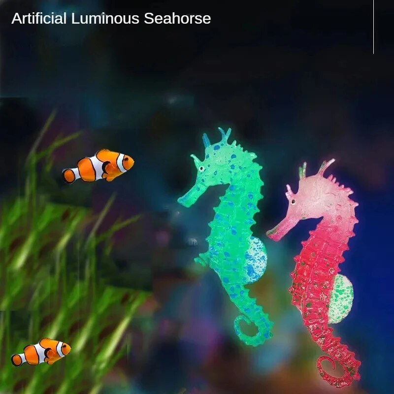 Aquarium Fish That Glow In The Dark - Fish Tank Aquascape Decorations Simulation Glow