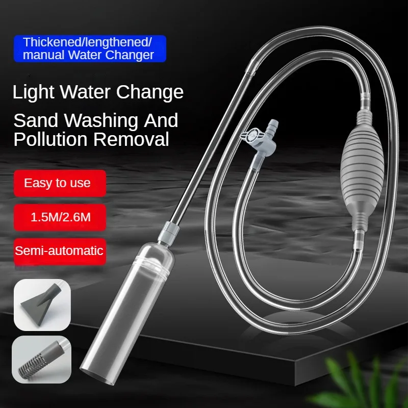 Aquarium Fish Maintenance - Aquarium Siphon Vacuum Cleaner Fish Tank