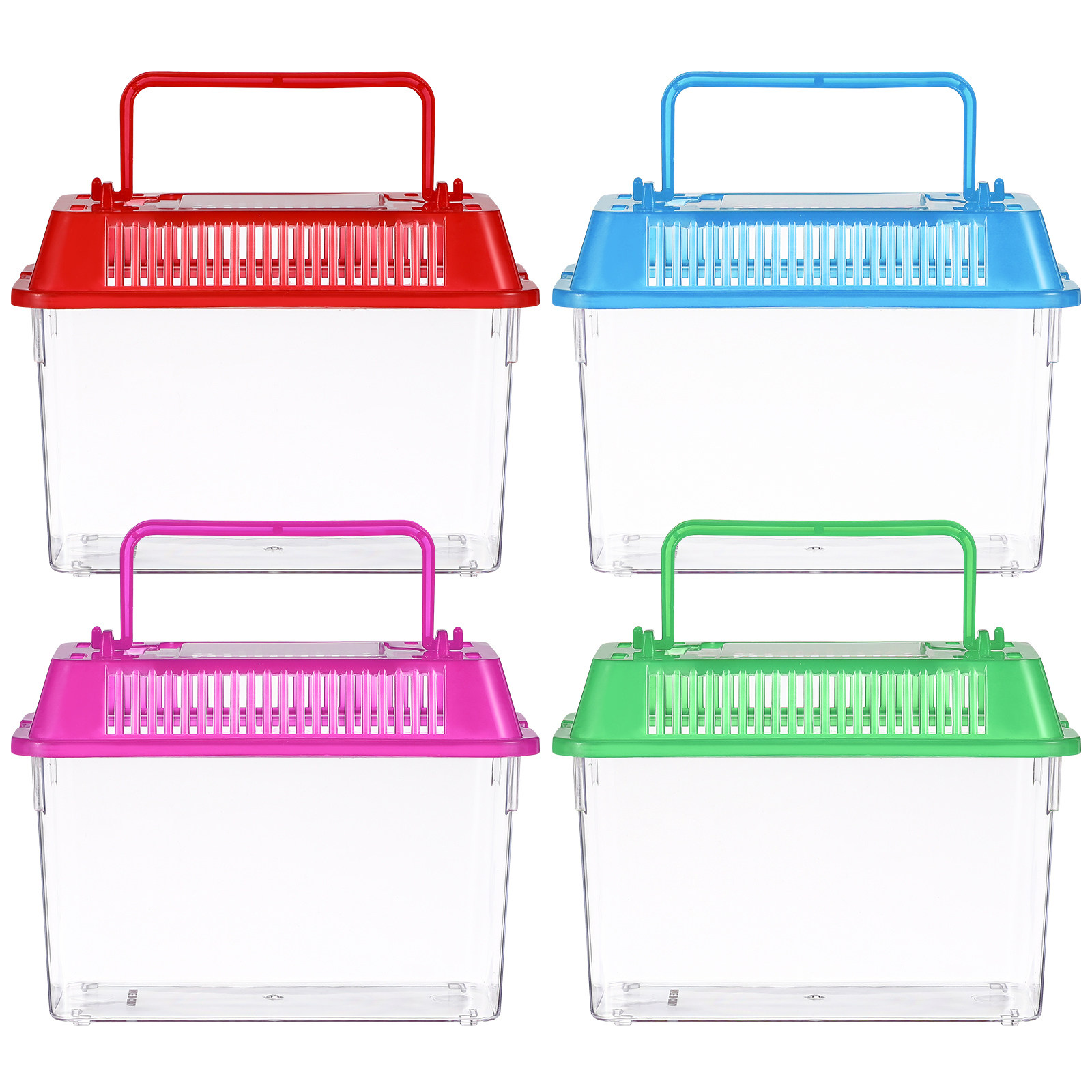 Fish Toy In Aquarium - Handheld Mini Fish Tank Plastic Portable