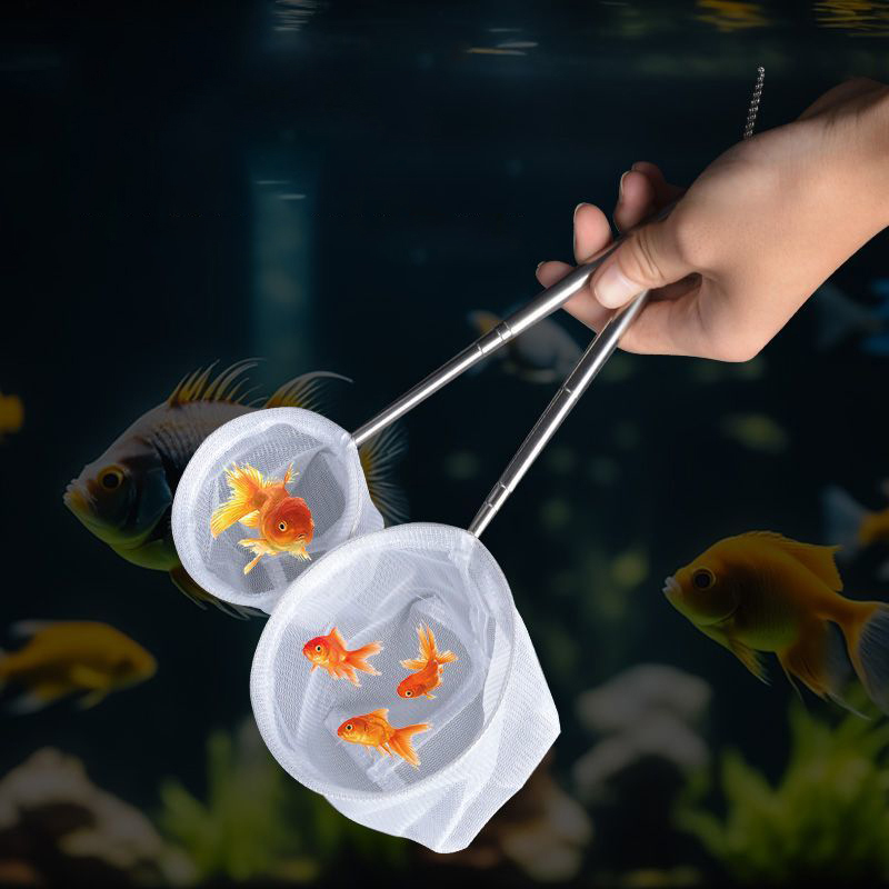 Aquarium Fish Tank Cleaner - Aquarium Fish Fishing Net Stainless Steel