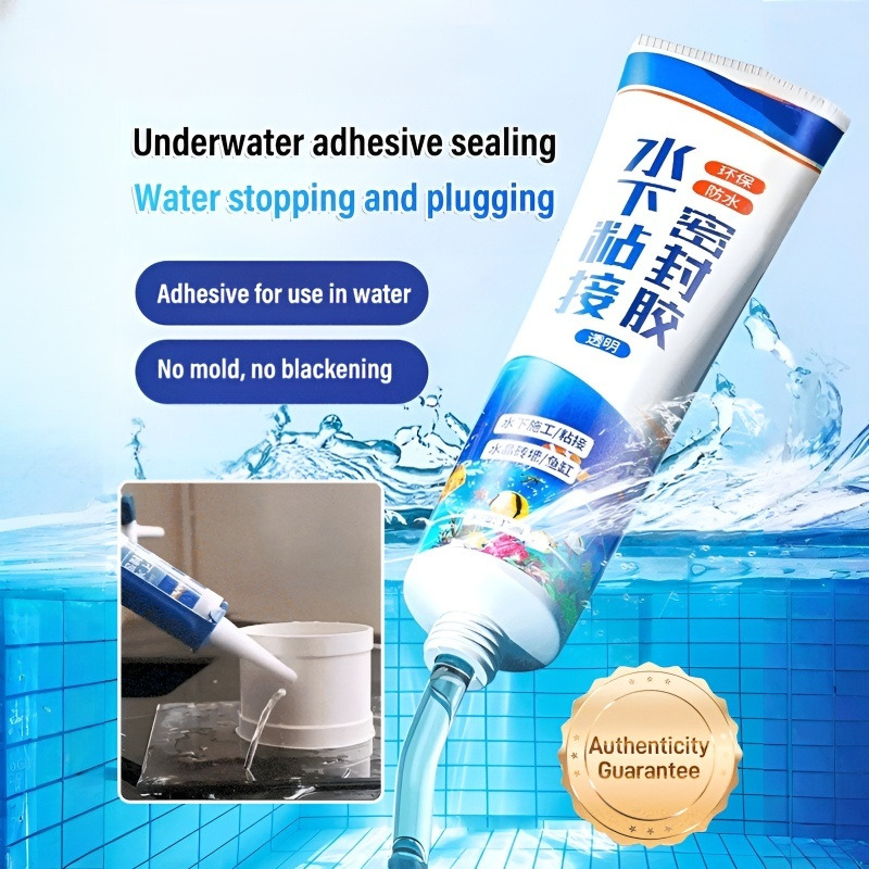 Aquarium Fish Maintenance - 60/120ml Underwater Adhesive Sealant Harmless To