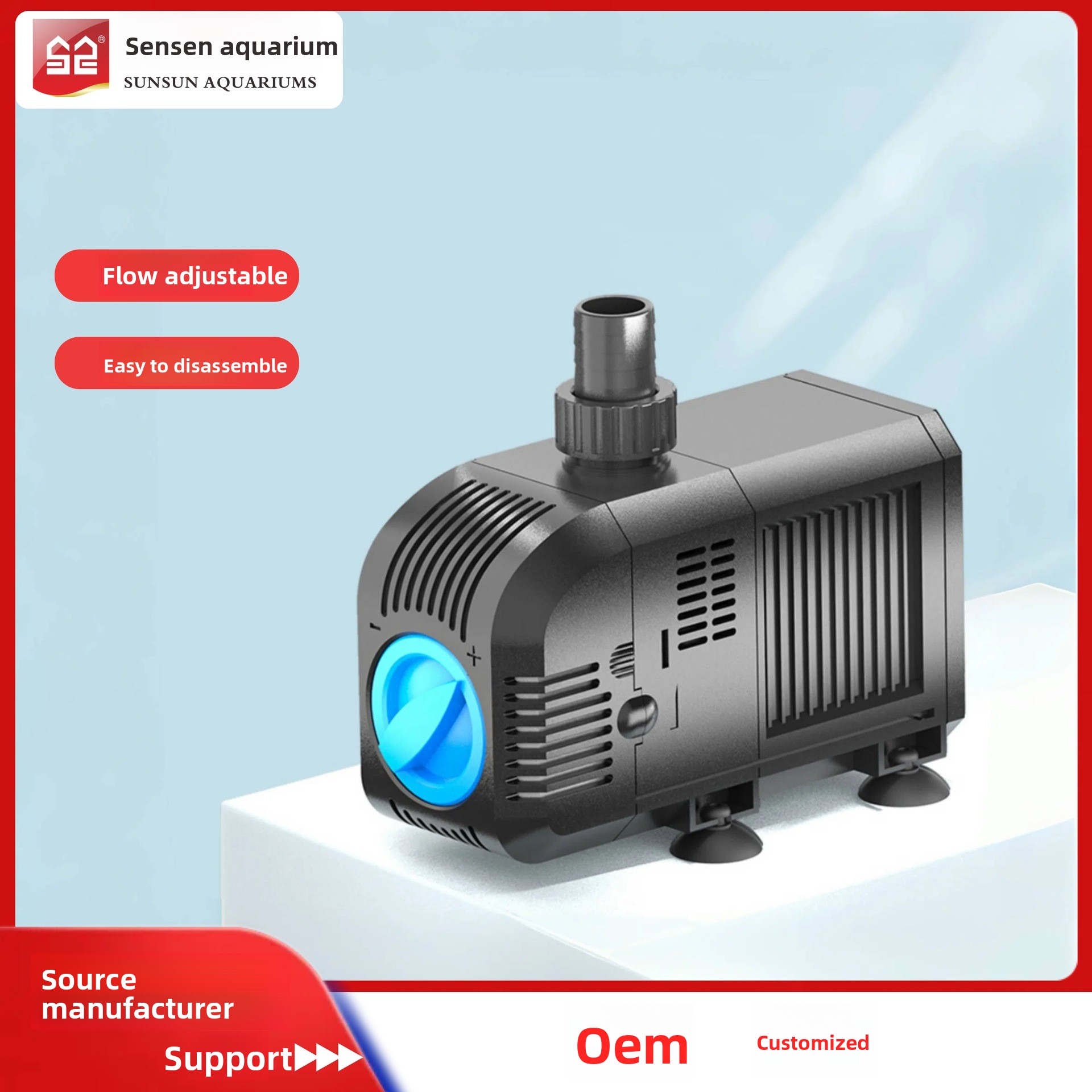 HJ Series Adjustable Flow Mini - Draw Fish Aquarium recension och pris