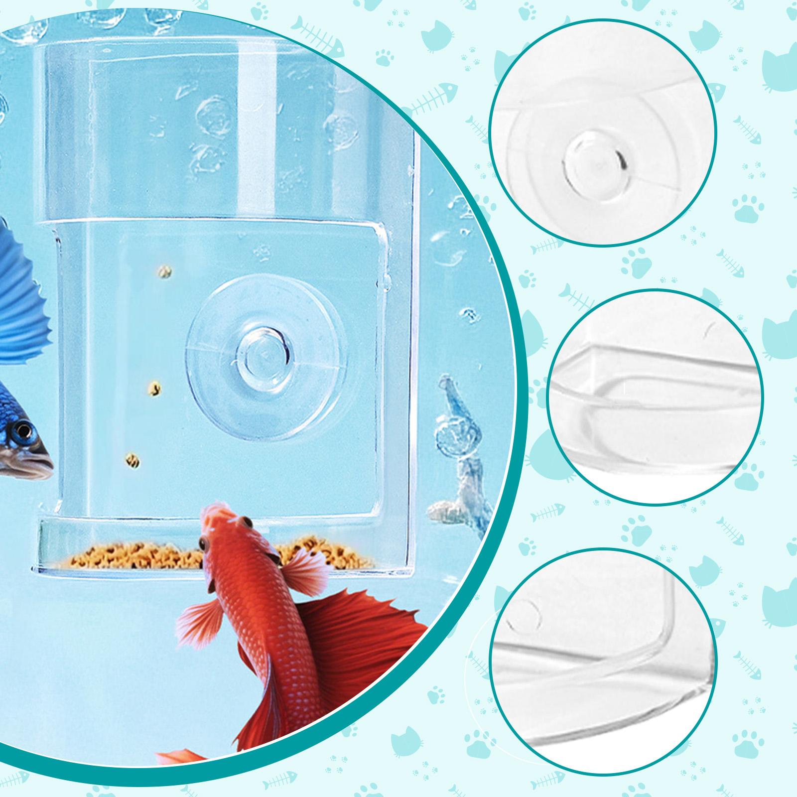 Fish Tank Feeder Clear PS Floa - Aquarium Fish Keeping recension och pris
