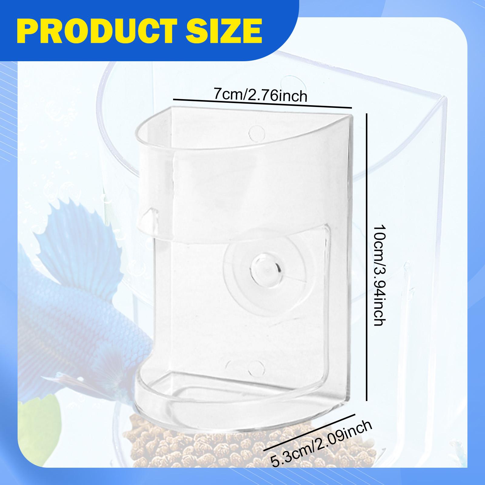 Fish Tank Feeder Clear PS Floa - Aquarium Fish Keeping recension och pris