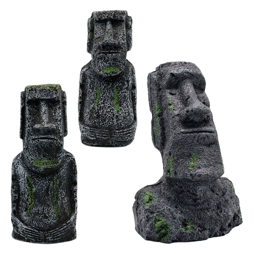Aquarium Moai Statues Easter I - Aquarium Fish Farm recension och pris