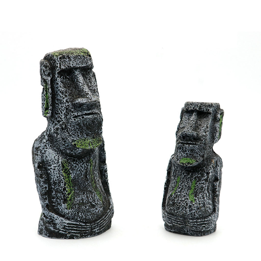Aquarium Moai Statues Easter I - Aquarium Fish Farm recension och pris