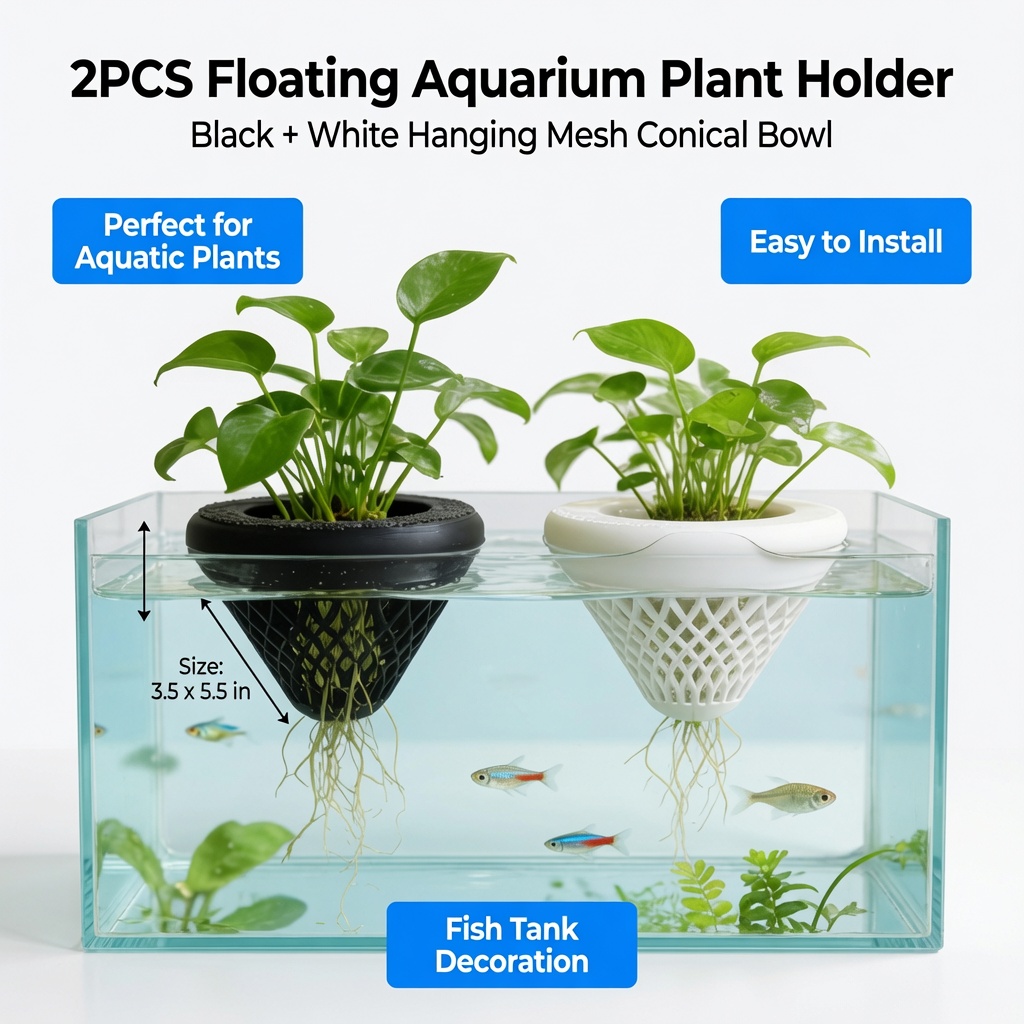 2PCS Floating Aquarium Plant H - Aquarium Fish For Sale Online recension och pris