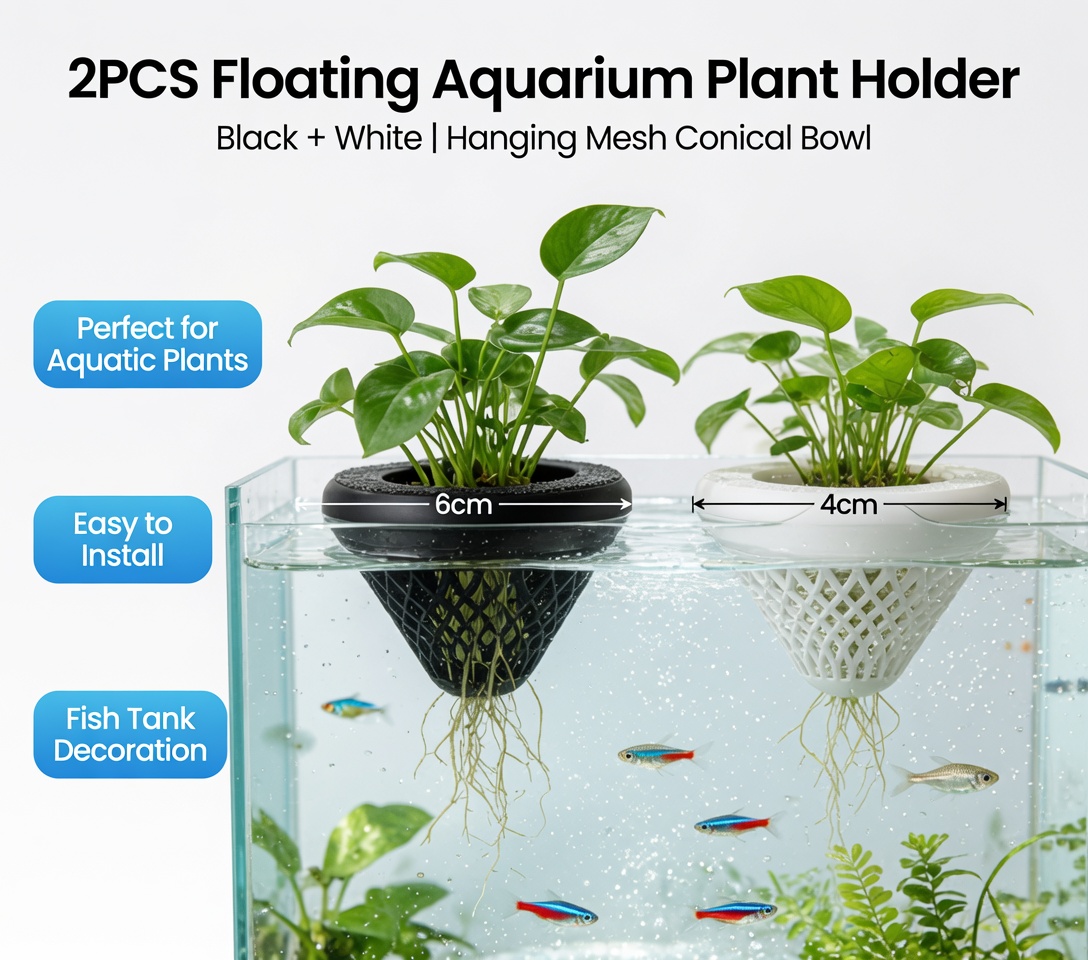 2PCS Floating Aquarium Plant H - Aquarium Fish For Sale Online recension och pris