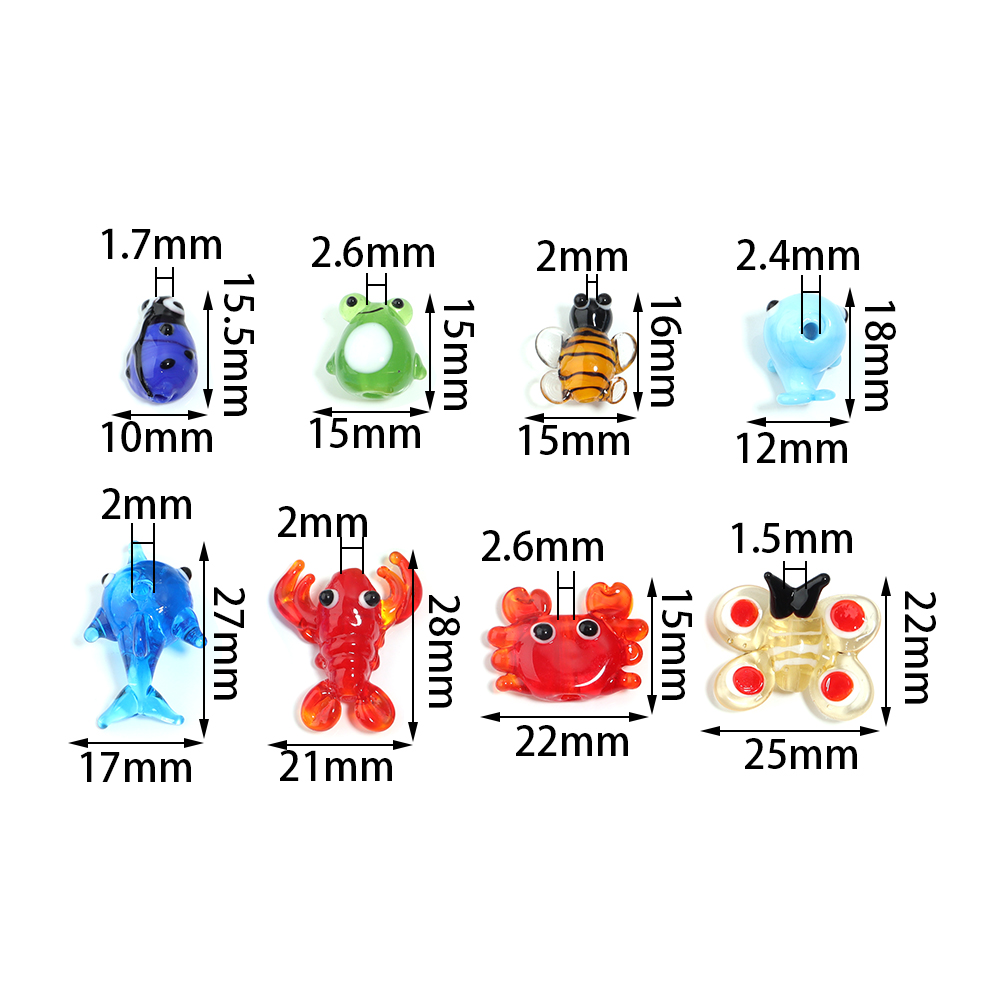 2Pcs Glass Pendant Marine Anim - Fish Toy In Aquarium recension och pris