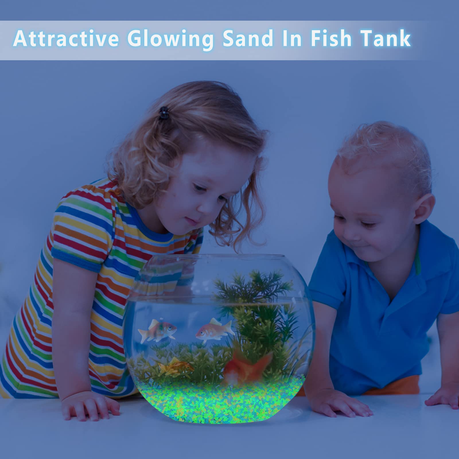 1000Pcs Luminous Sand Glow In  - Aquarium Fish Farm recension och pris