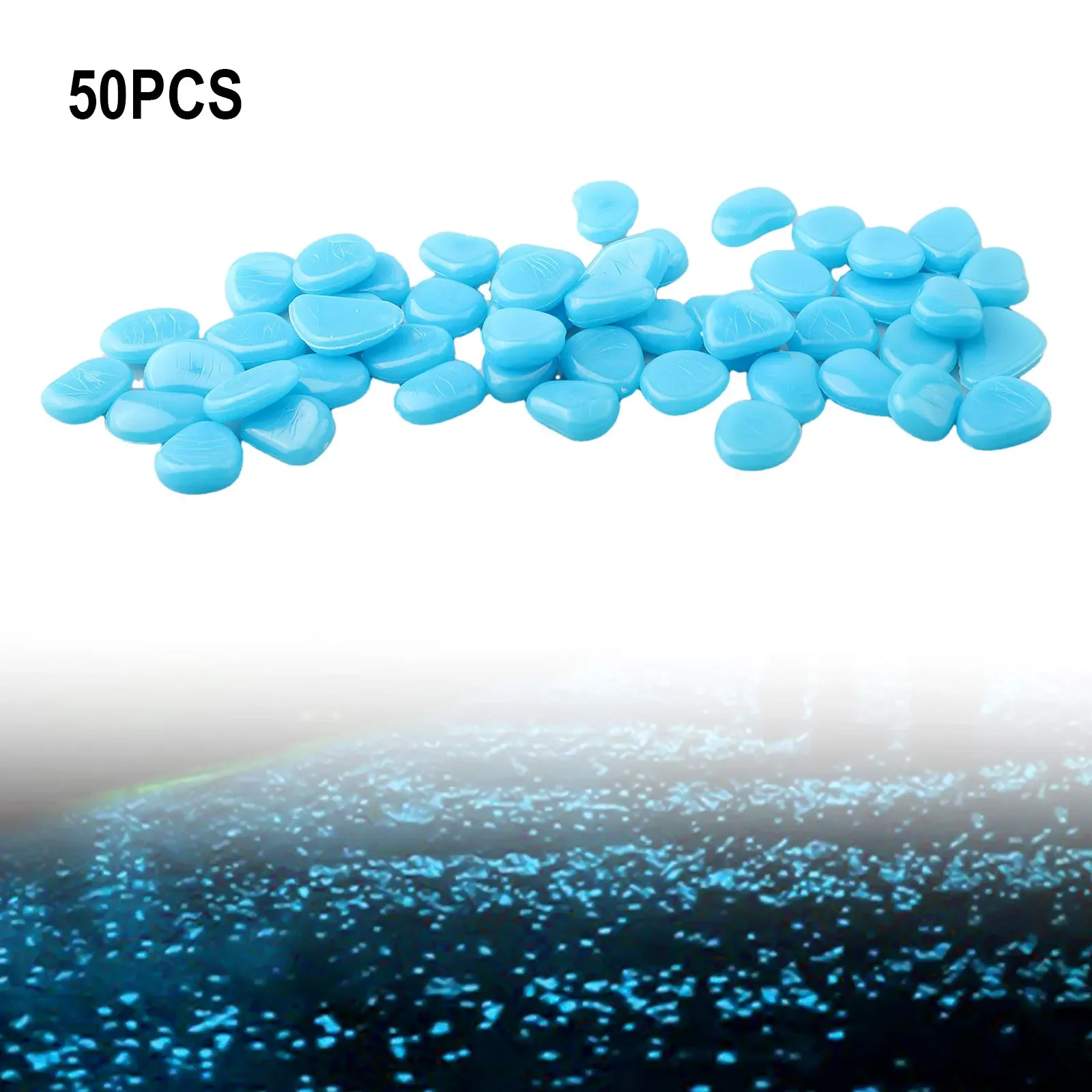 50PCS/Set Glow In The Dark Peb - Aquarium Fish That Glow In The Dark recension och pris