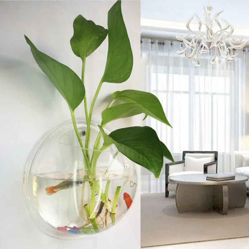 Pinsjar Acrylic Fish Bowl Wall - Aquarium Fish In Bowl recension och pris