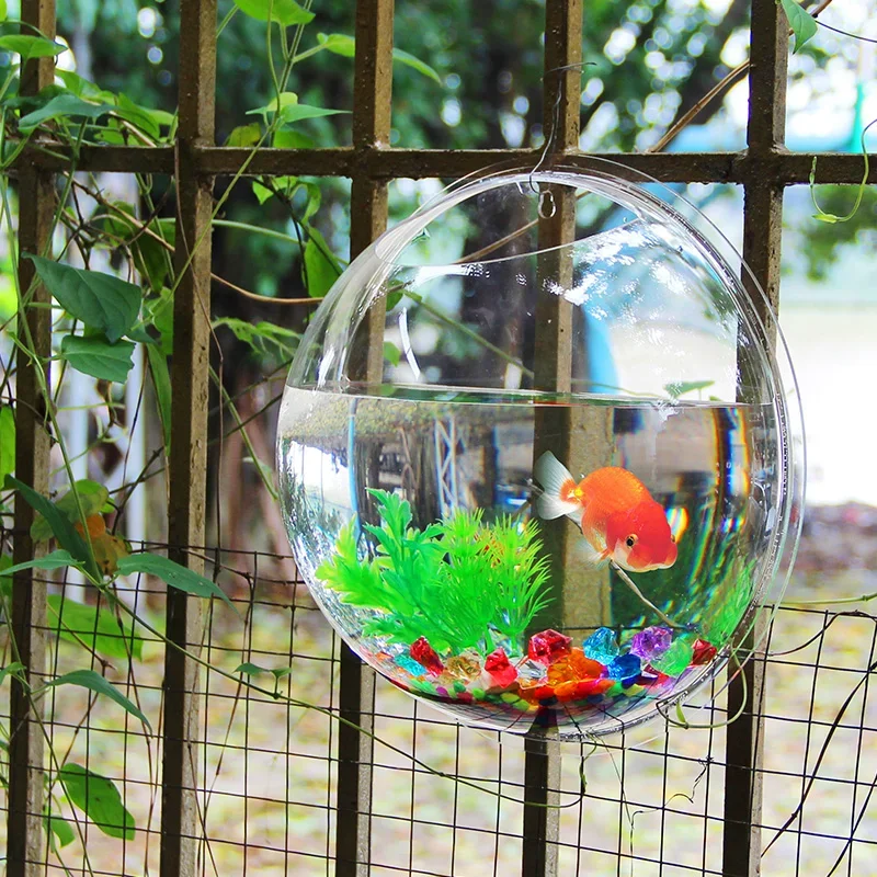 Pinsjar Acrylic Fish Bowl Wall - Aquarium Fish In Bowl recension och pris