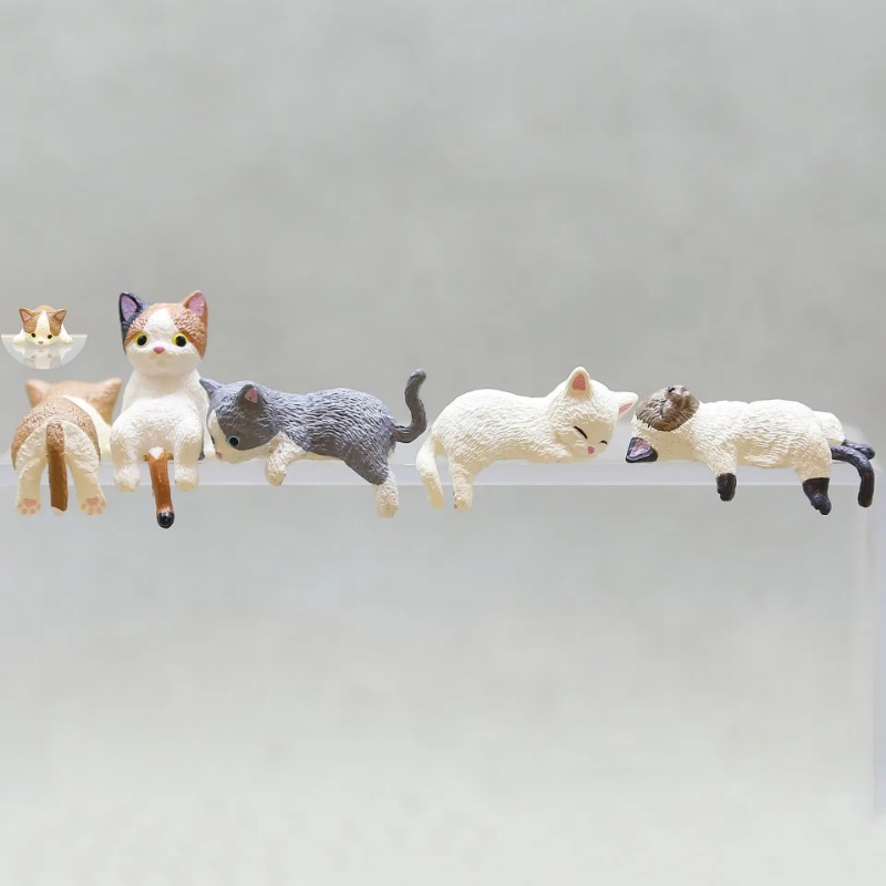 1Pc Cute Cartoon Cat PVC Home  - Aquarium Fish Farm recension och pris
