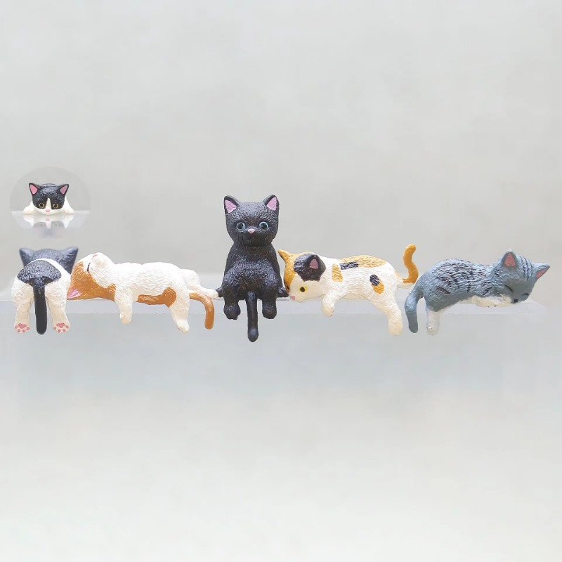 1Pc Cute Cartoon Cat PVC Home  - Aquarium Fish Farm recension och pris