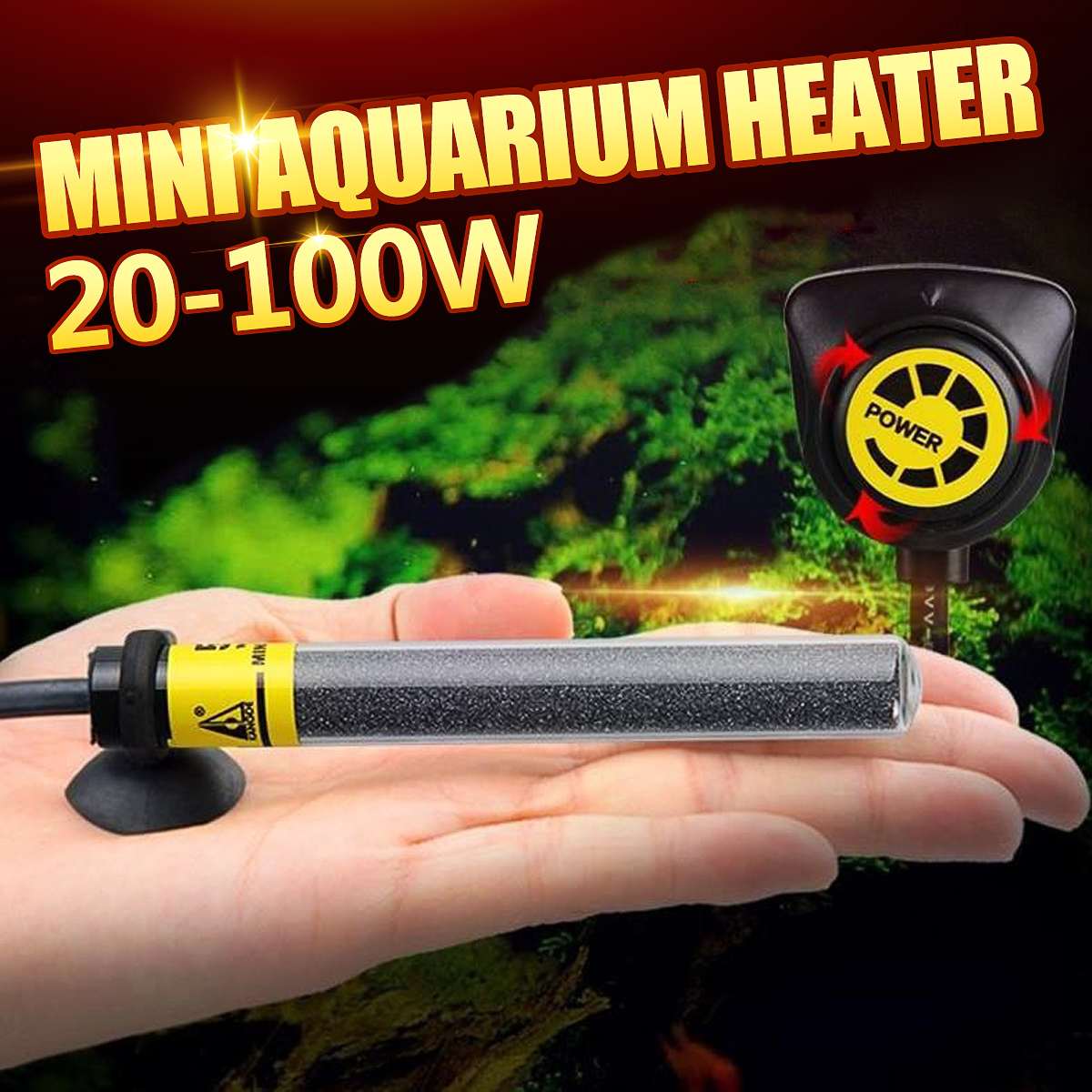 Mini Aquarium Heater Submersib - Aquarium Fish Uk recension och pris