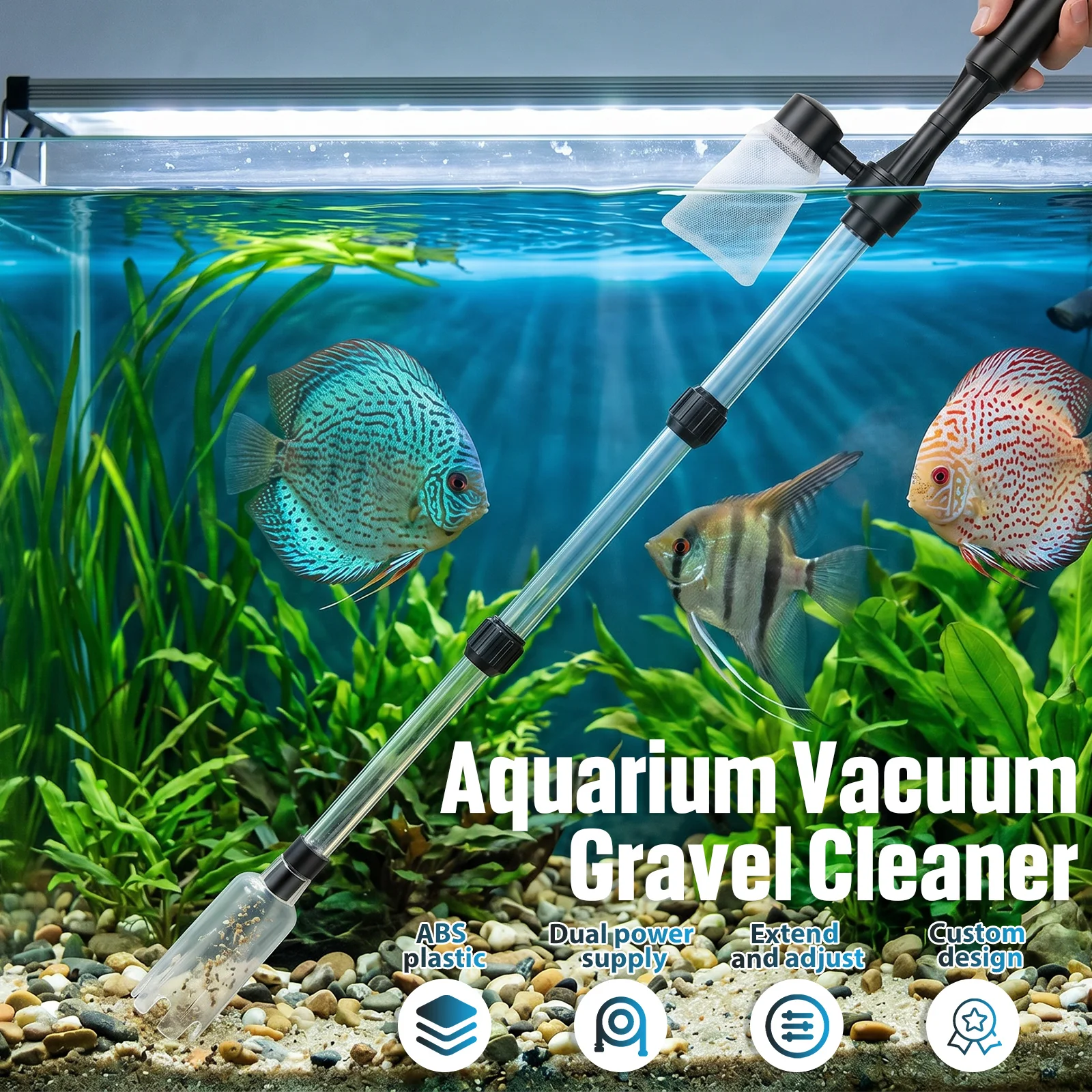 Aquarium Vacuum Gravel Cleaner - Aquarium Fish Maintenance recension och pris