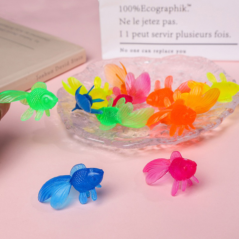 10/20PCS Plastic Goldfish with - Aquarium Fish Farm recension och pris