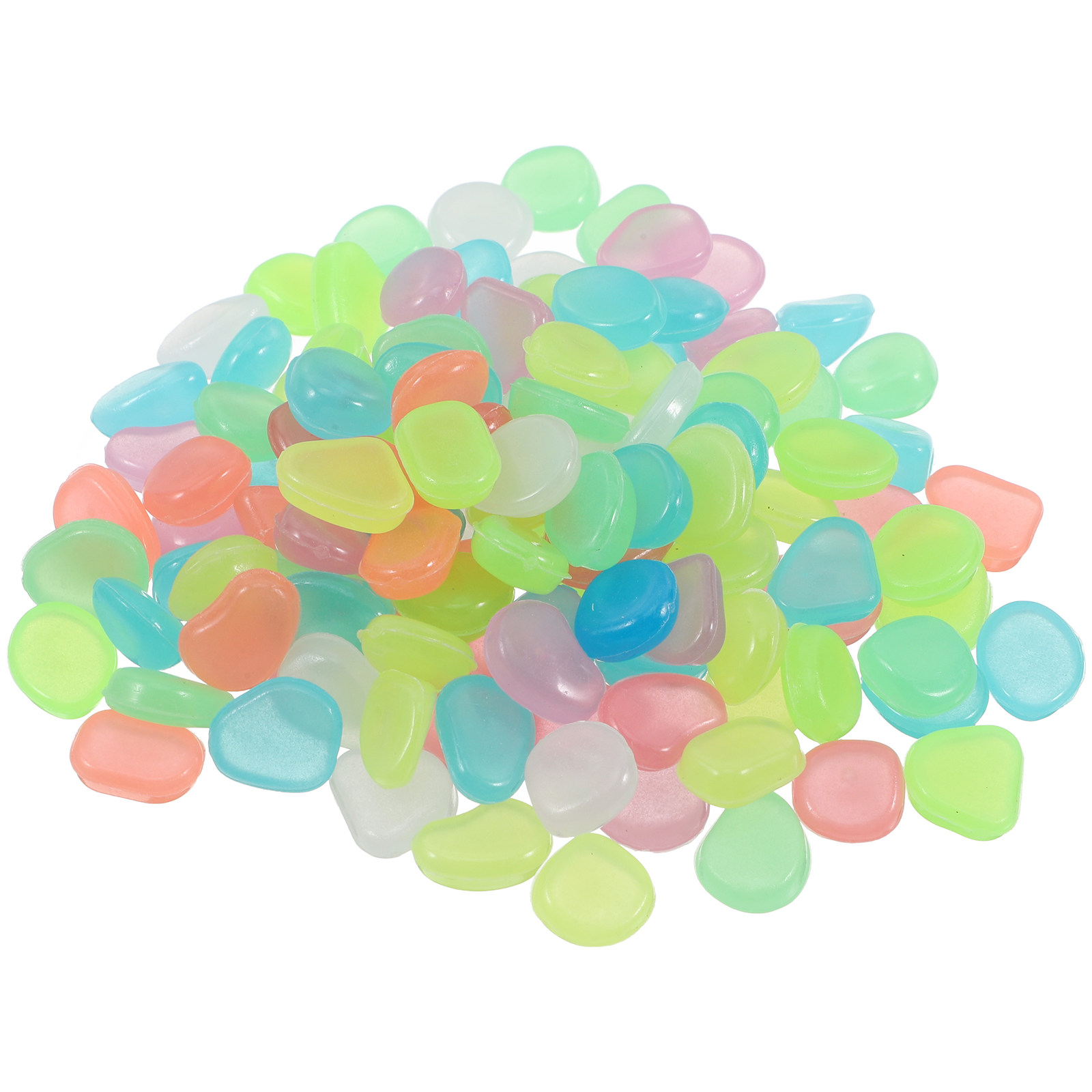 400Pcs Glow in The Dark Pebble - Aquarium Fish That Glow In The Dark recension och pris
