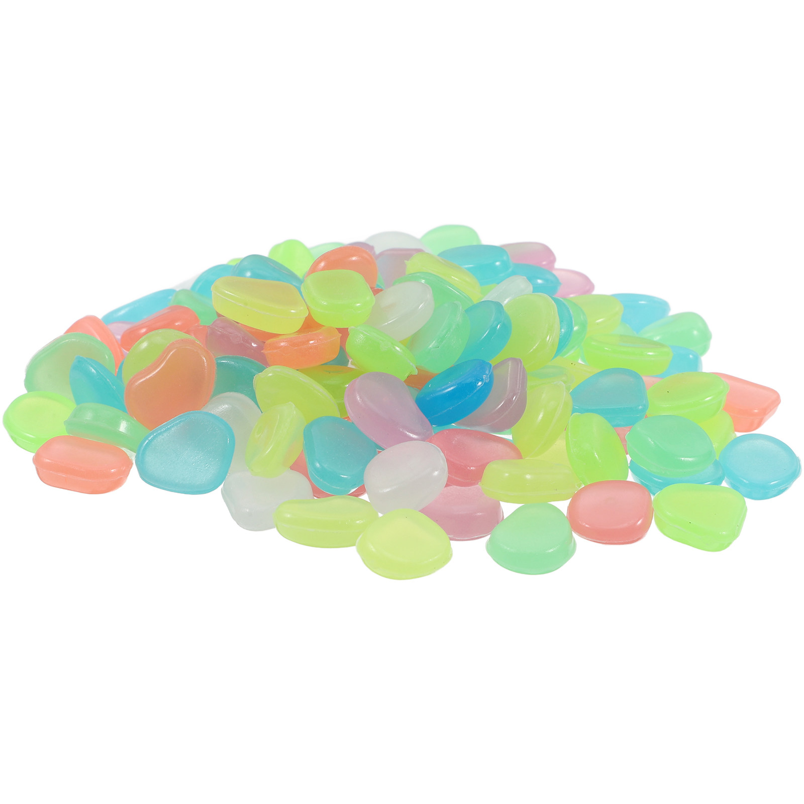 400Pcs Glow in The Dark Pebble - Aquarium Fish That Glow In The Dark recension och pris
