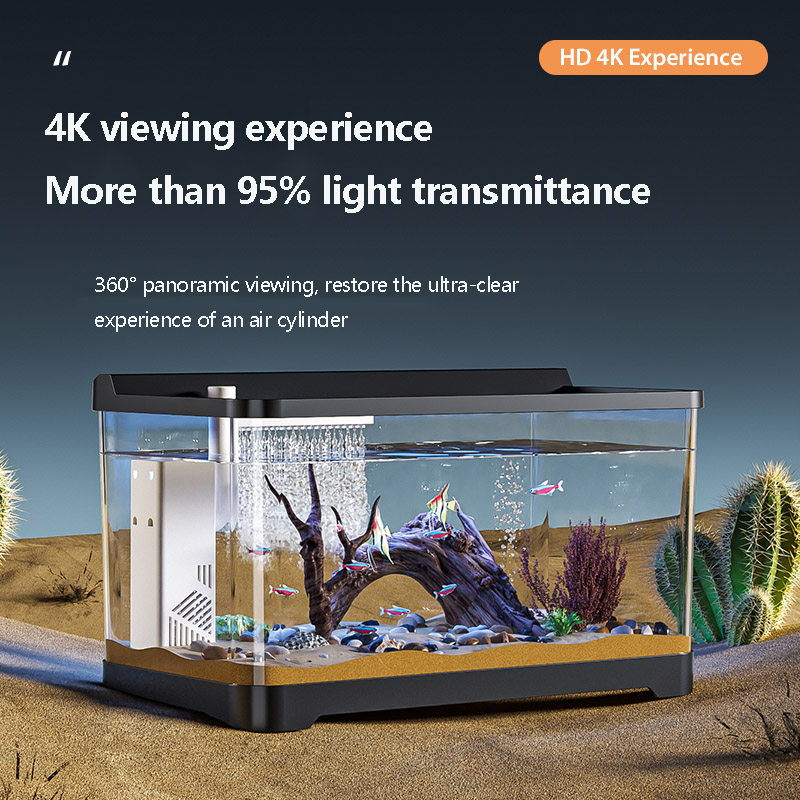 ABS Mini Fish Tank Betta Aquar - Aquarium Fish In Bowl recension och pris