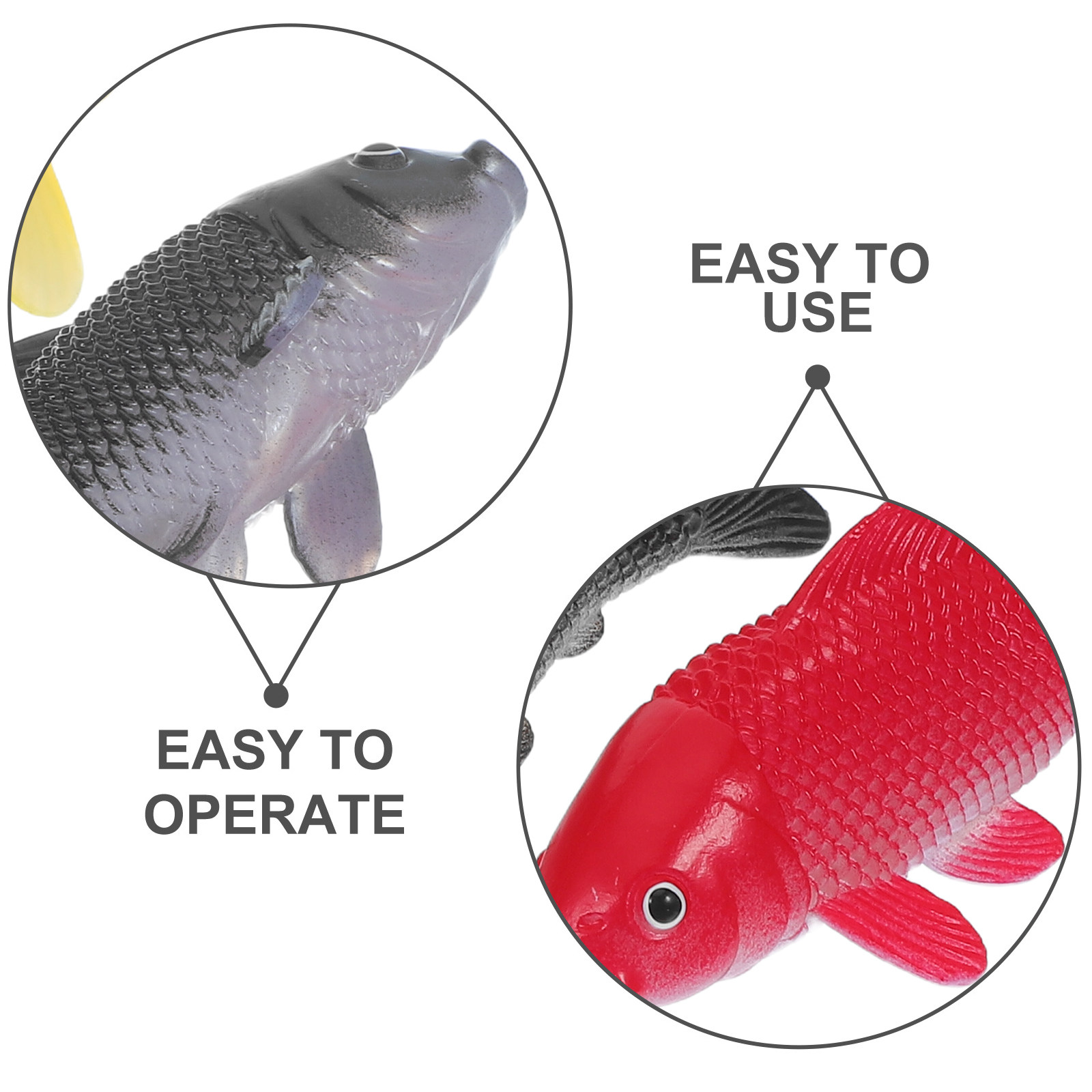 3pcs Fish Crafts Toys Realisti - Fish Toy In Aquarium recension och pris