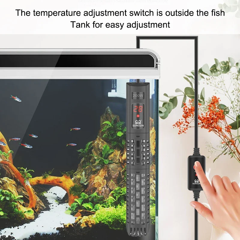 Aquarium Heating Rod LCD Displ - Aquarium Fish Uk recension och pris