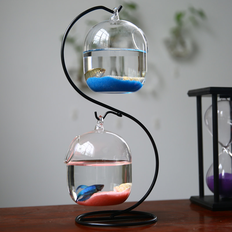 Creative Double-deck Suspended - Aquarium Fish In Bowl recension och pris