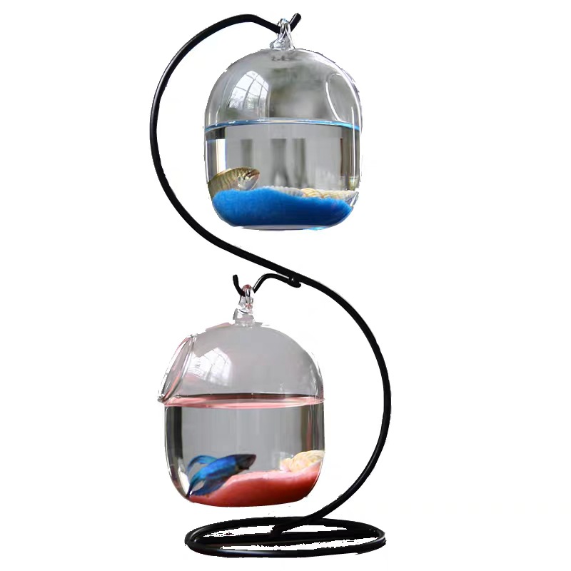 Creative Double-deck Suspended - Aquarium Fish In Bowl recension och pris