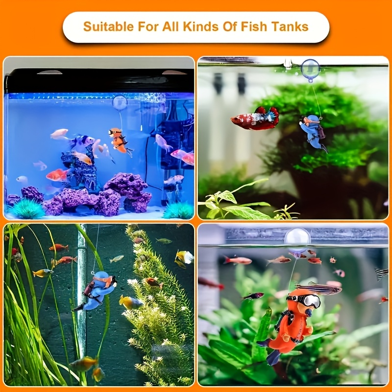 2pcs Vibrant Diver Aquarium De - Aquarium Fish For Sale Online recension och pris