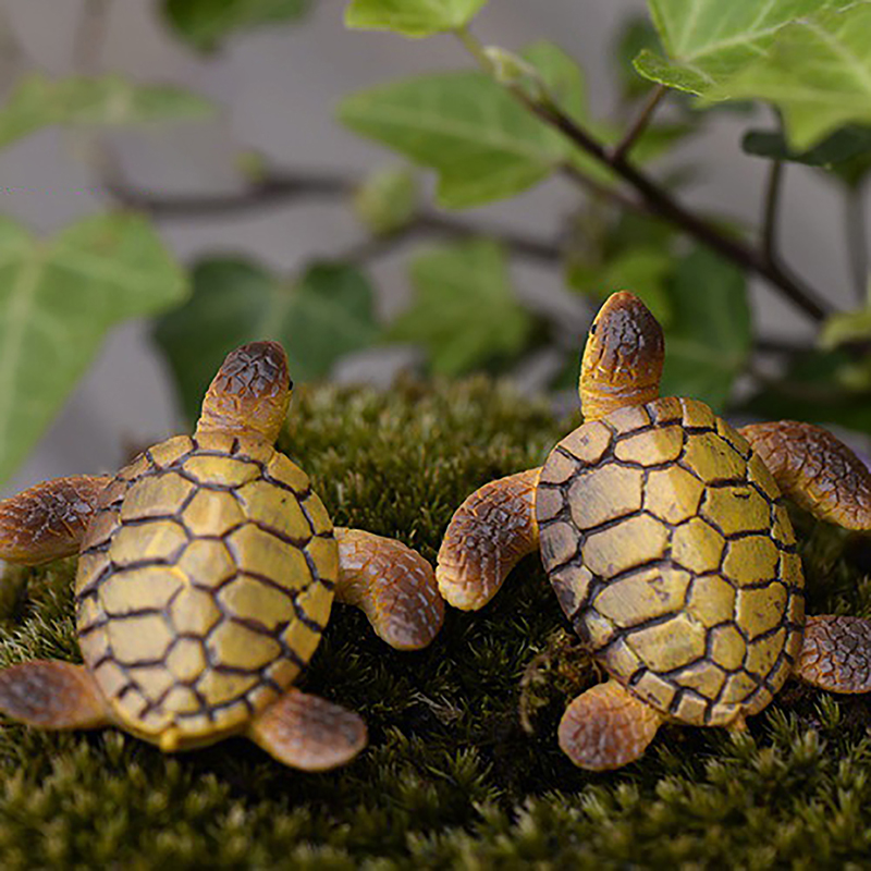 1PC Mini Sea Turtle Model Resi - Aquarium Fish Tank Price recension och pris