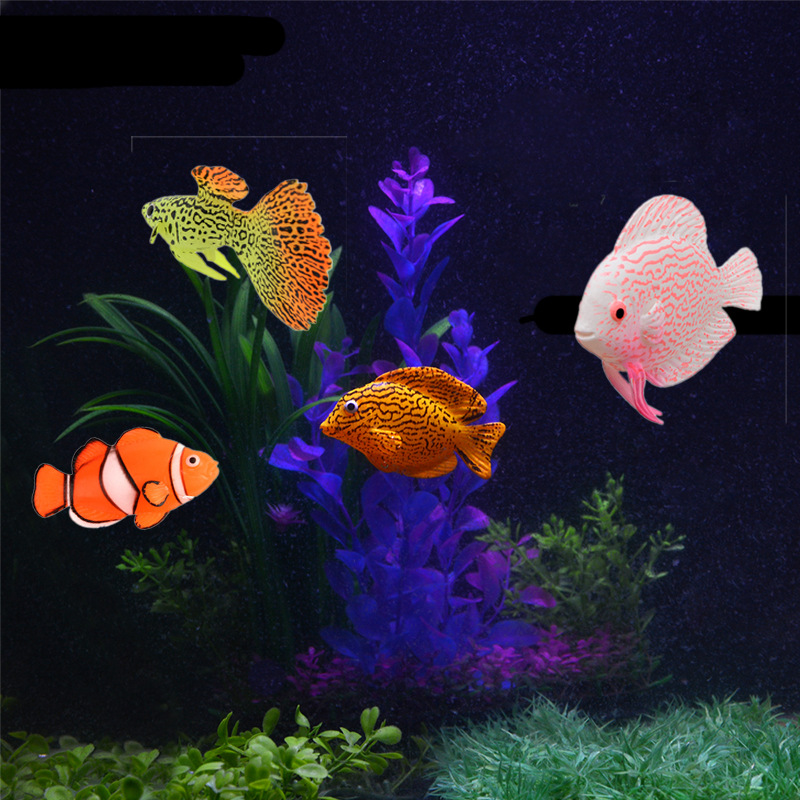 Glow in the Dark Luminous Sili - Aquarium Fish That Glow In The Dark recension och pris