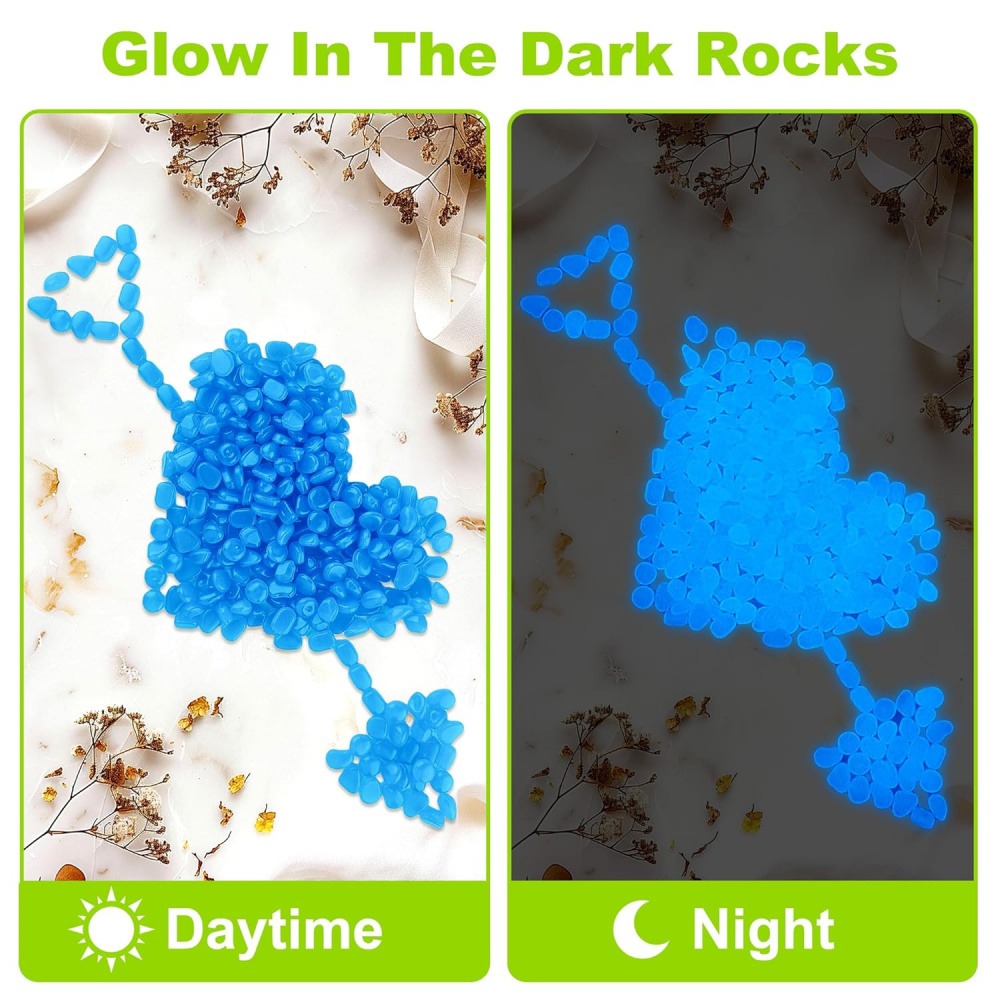 100 Pack Glow in The Dark Ston - Aquarium Fish That Glow In The Dark recension och pris