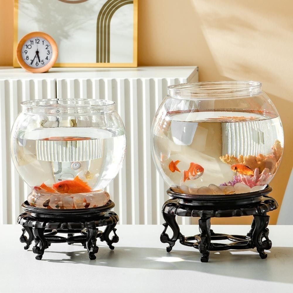 New Transparent Fish Tank Roun - Aquarium Fish In Bowl recension och pris