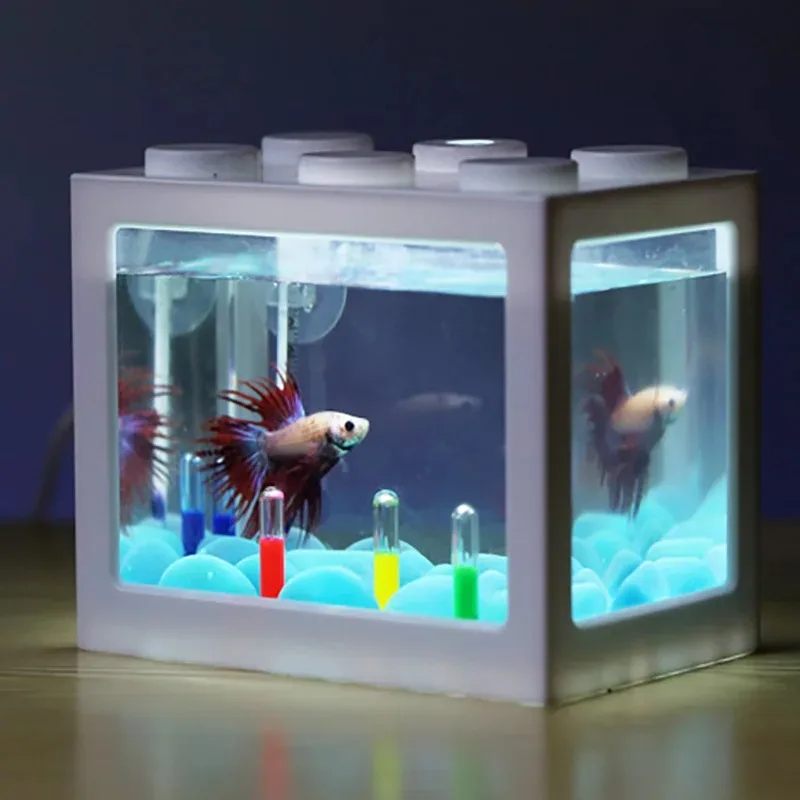 1L USB LED Desktop Mini Aquari - Aquarium Fish For Sale recension och pris