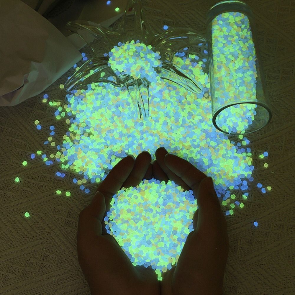 1000pcs 3-5mm Luminous Sand Gl - Aquarium Fish That Glow In The Dark recension och pris